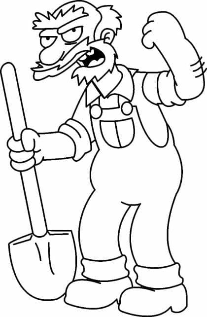 Dibujo gratuito Los Simpson #200577 de la coleccion Dibujos Animados y Series Animadas para imprimir
