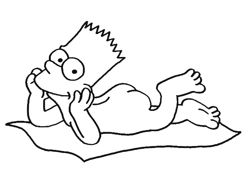 Dibujo gratuito Los Simpson #23808 de la coleccion Dibujos Animados y Series Animadas para imprimir