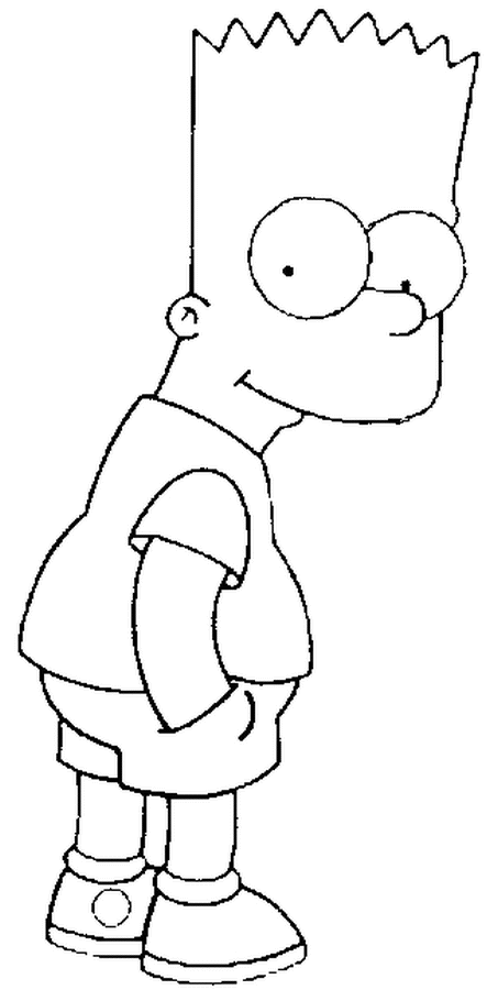 Dibujo gratuito Los Simpson #23814 de la coleccion Dibujos Animados y Series Animadas para imprimir