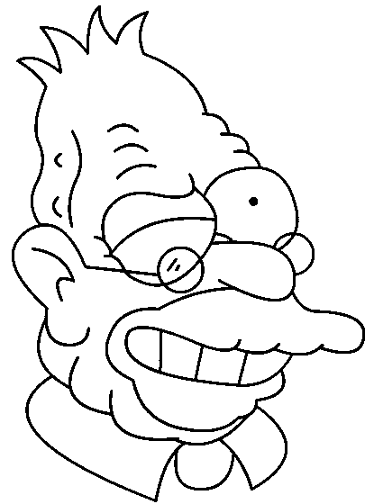 Dibujo gratuito Los Simpson #23818 de la coleccion Dibujos Animados y Series Animadas para imprimir