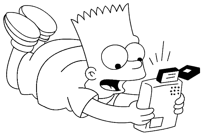 Dibujo gratuito Los Simpson #23872 de la coleccion Dibujos Animados y Series Animadas para imprimir