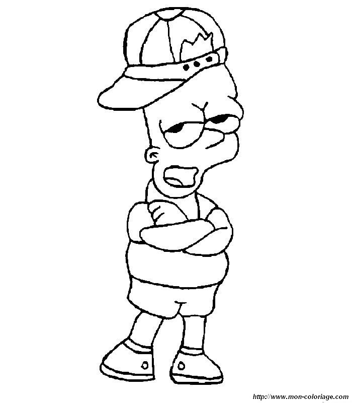 Dibujo gratuito Los Simpson #23918 de la coleccion Dibujos Animados y Series Animadas para imprimir