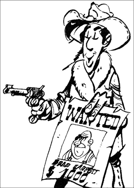 Dibujo gratuito Lucky Luke #202722 de la coleccion Dibujos Animados y Series Animadas para imprimir