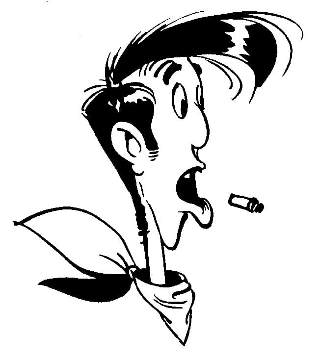 Dibujo gratuito Lucky Luke #202727 de la coleccion Dibujos Animados y Series Animadas para imprimir