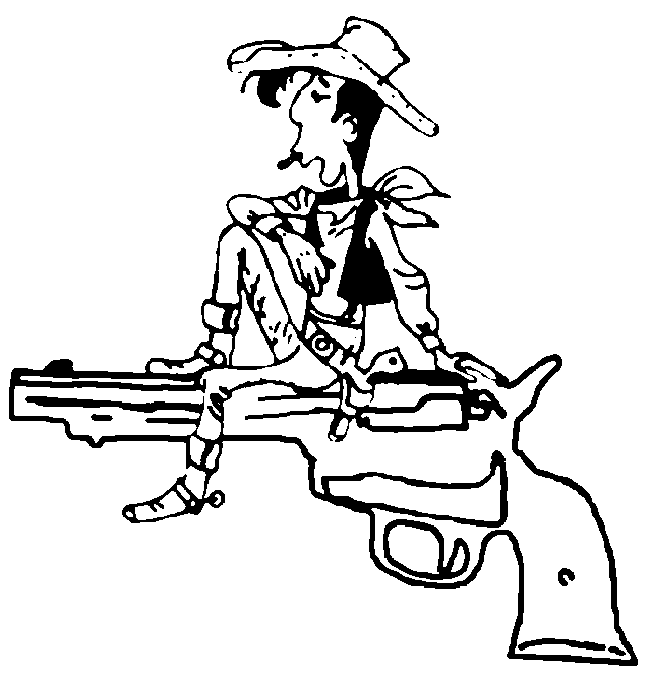 Dibujo gratuito Lucky Luke #25564 de la coleccion Dibujos Animados y Series Animadas para imprimir