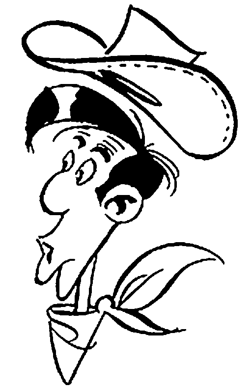 Dibujo gratuito Lucky Luke #25568 de la coleccion Dibujos Animados y Series Animadas para imprimir