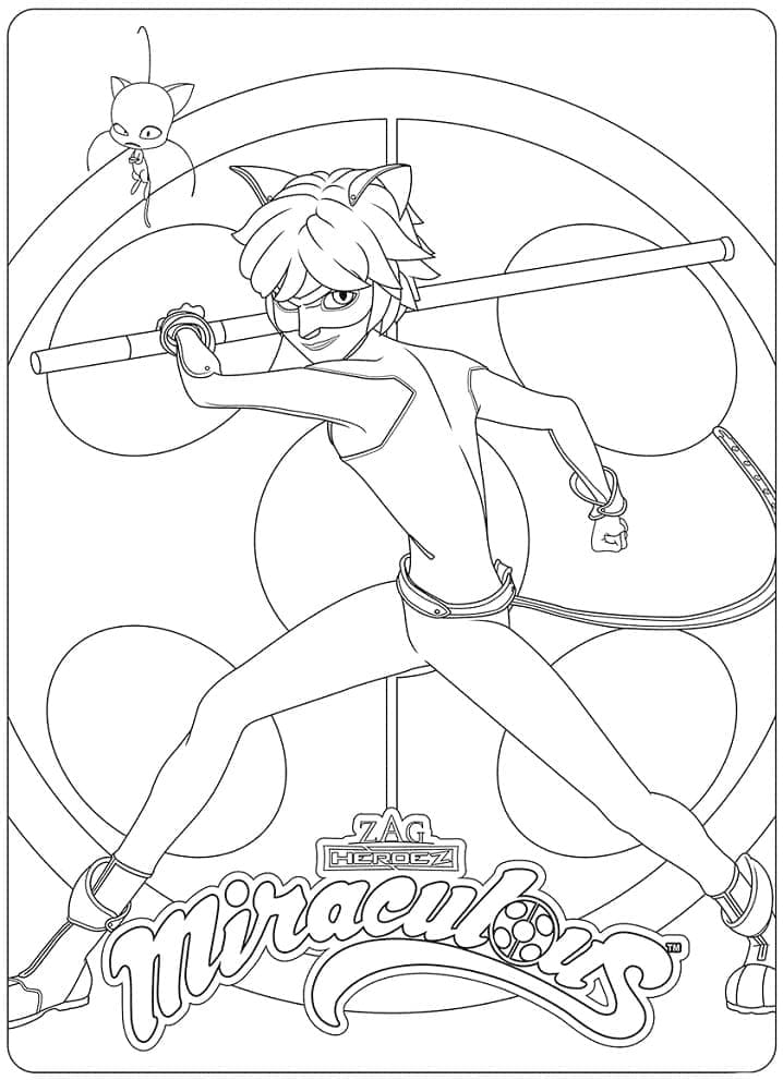 Dibujo gratuito Miraculous Ladybug #175792 de la coleccion Dibujos Animados y Series Animadas para imprimir