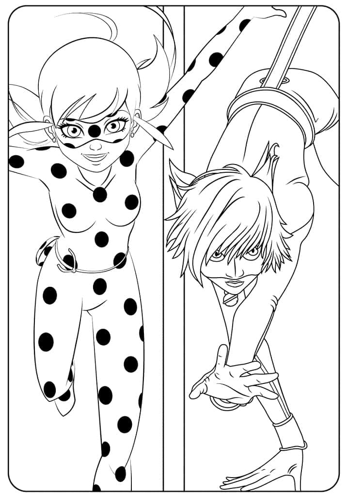 Dibujo gratuito Miraculous Ladybug #175796 de la coleccion Dibujos Animados y Series Animadas para imprimir