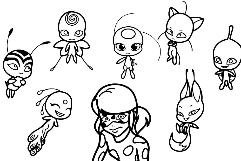 Dibujo gratuito Miraculous Ladybug #175800 de la coleccion Dibujos Animados y Series Animadas para imprimir
