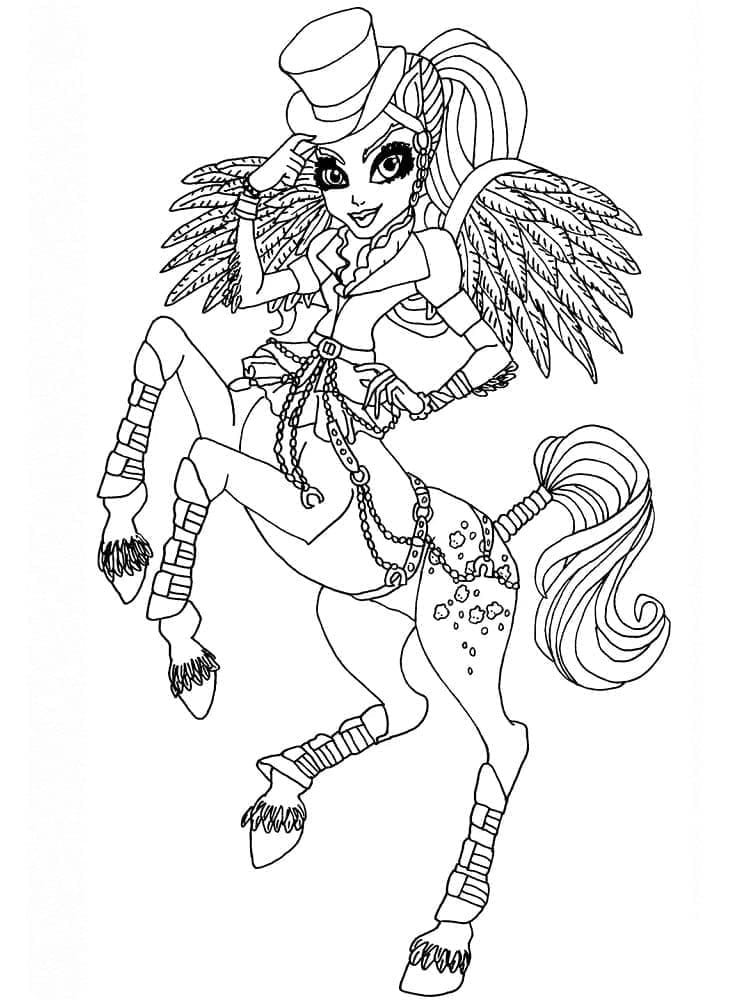 Dibujo gratuito Monster High #196687 de la coleccion Dibujos Animados y Series Animadas para imprimir