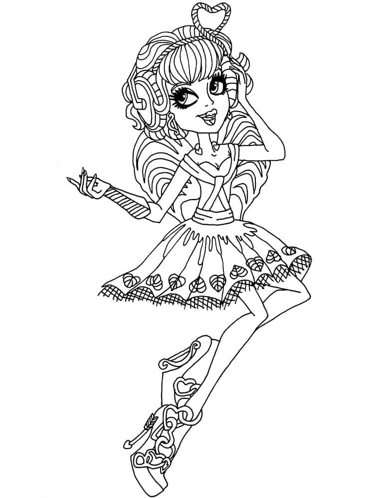 Dibujo gratuito Monster High #196688 de la coleccion Dibujos Animados y Series Animadas para imprimir