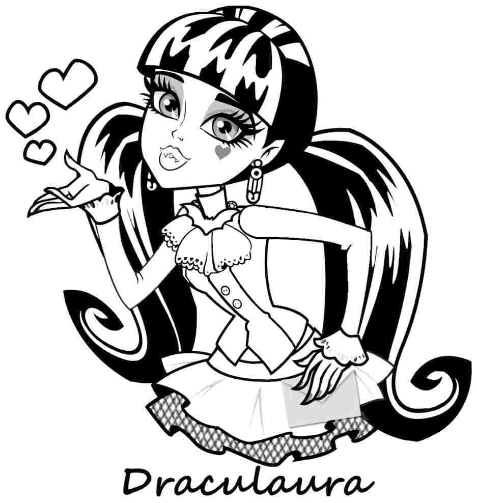 Dibujo gratuito Monster High #196696 de la coleccion Dibujos Animados y Series Animadas para imprimir