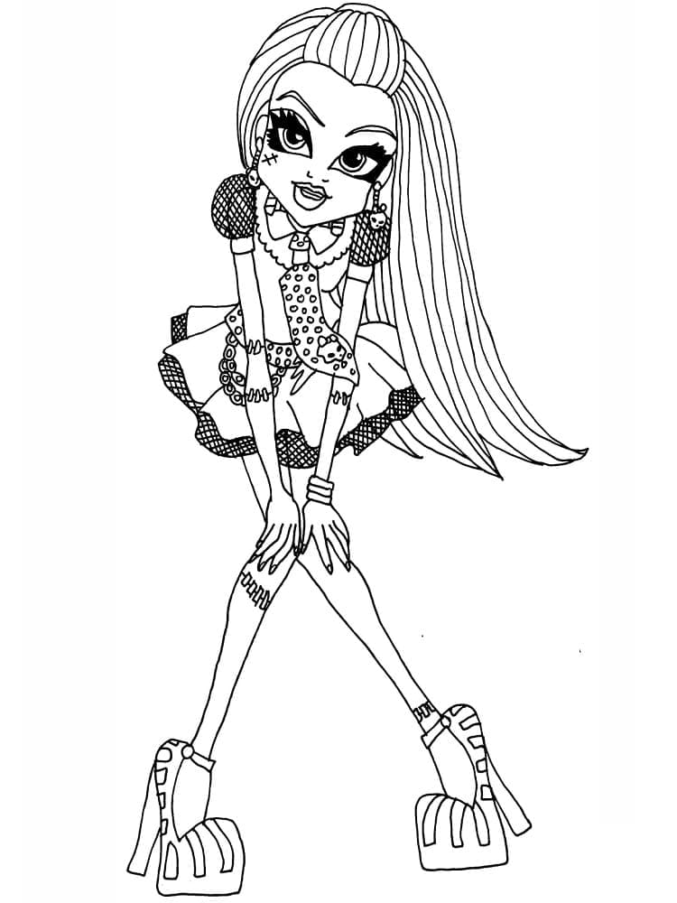 Dibujo gratuito Monster High #196697 de la coleccion Dibujos Animados y Series Animadas para imprimir