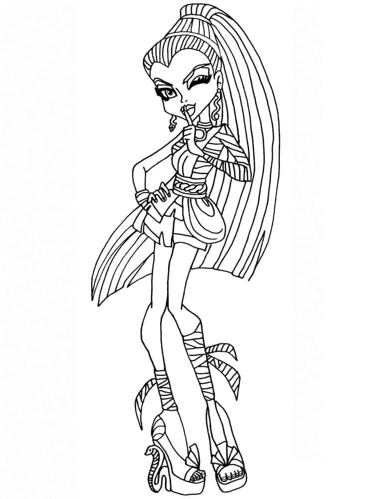 Dibujo gratuito Monster High #196710 de la coleccion Dibujos Animados y Series Animadas para imprimir