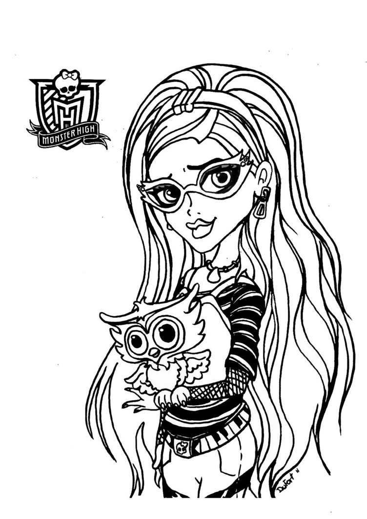 Dibujo gratuito Monster High #24889 de la coleccion Dibujos Animados y Series Animadas para imprimir