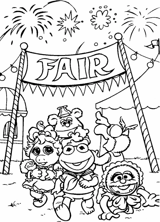 Dibujo gratuito Muppets #31931 de la coleccion Dibujos Animados y Series Animadas para imprimir
