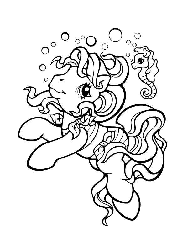 Dibujo gratuito My Little Pony #41905 de la coleccion Dibujos Animados y Series Animadas para imprimir