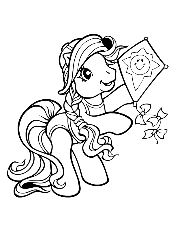 Dibujo gratuito My Little Pony #42079 de la coleccion Dibujos Animados y Series Animadas para imprimir