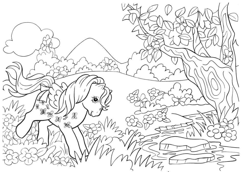 Dibujo gratuito My Little Pony #42170 de la coleccion Dibujos Animados y Series Animadas para imprimir