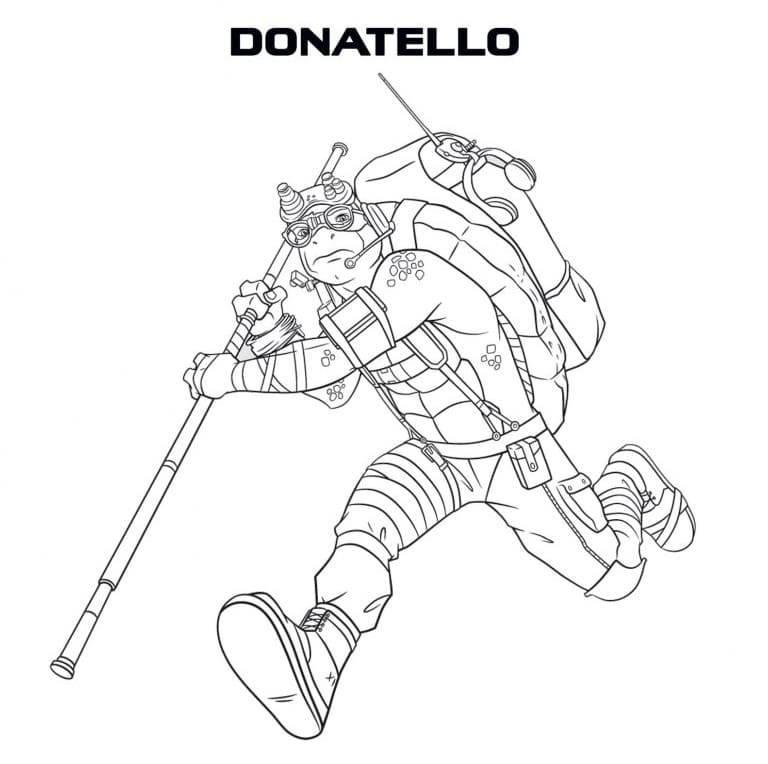 Dibujo gratuito Ninja Turtle #183787 de la coleccion Dibujos Animados y Series Animadas para imprimir