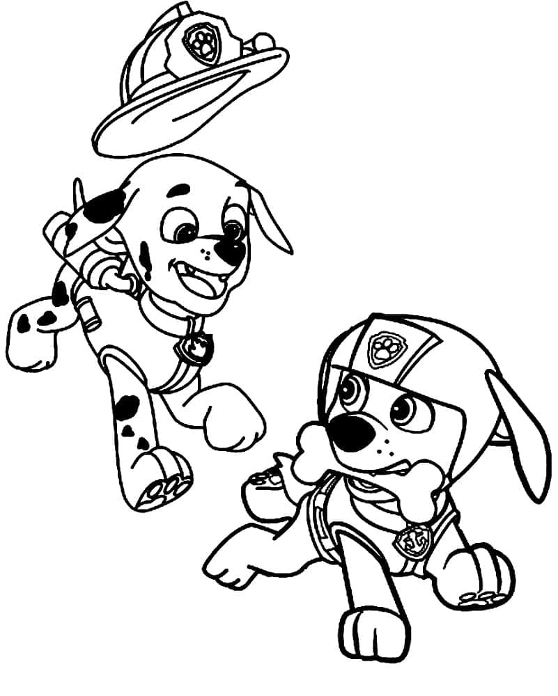 Dibujo gratuito Paw Patrol #178154 de la coleccion Dibujos Animados y Series Animadas para imprimir