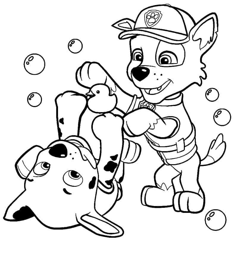 Dibujo gratuito Paw Patrol #178179 de la coleccion Dibujos Animados y Series Animadas para imprimir