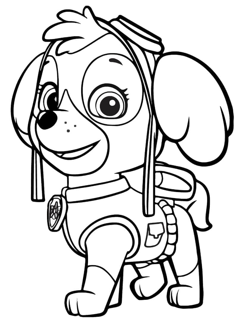 Dibujo gratuito Paw Patrol #178188 de la coleccion Dibujos Animados y Series Animadas para imprimir