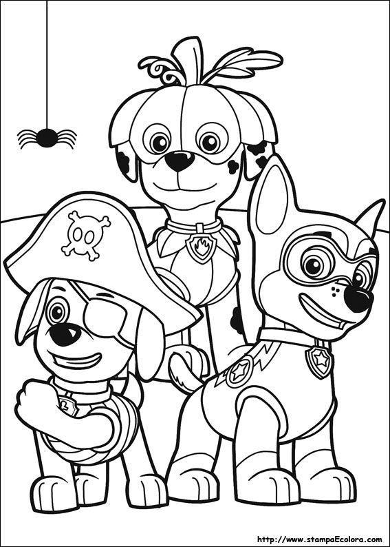 Dibujo gratuito Paw Patrol #44377 de la coleccion Dibujos Animados y Series Animadas para imprimir