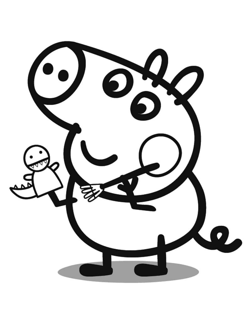 Dibujo gratuito Peppa Pig #180880 de la coleccion Dibujos Animados y Series Animadas para imprimir