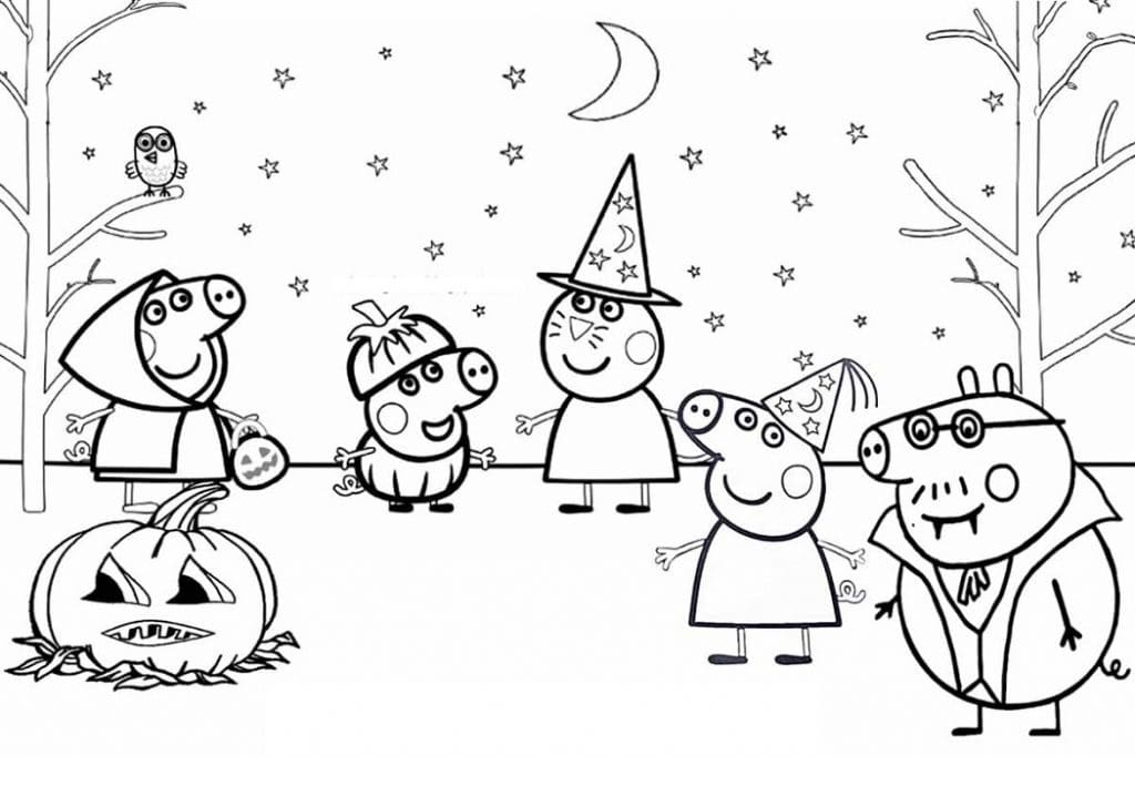 Dibujo gratuito Peppa Pig #180888 de la coleccion Dibujos Animados y Series Animadas para imprimir