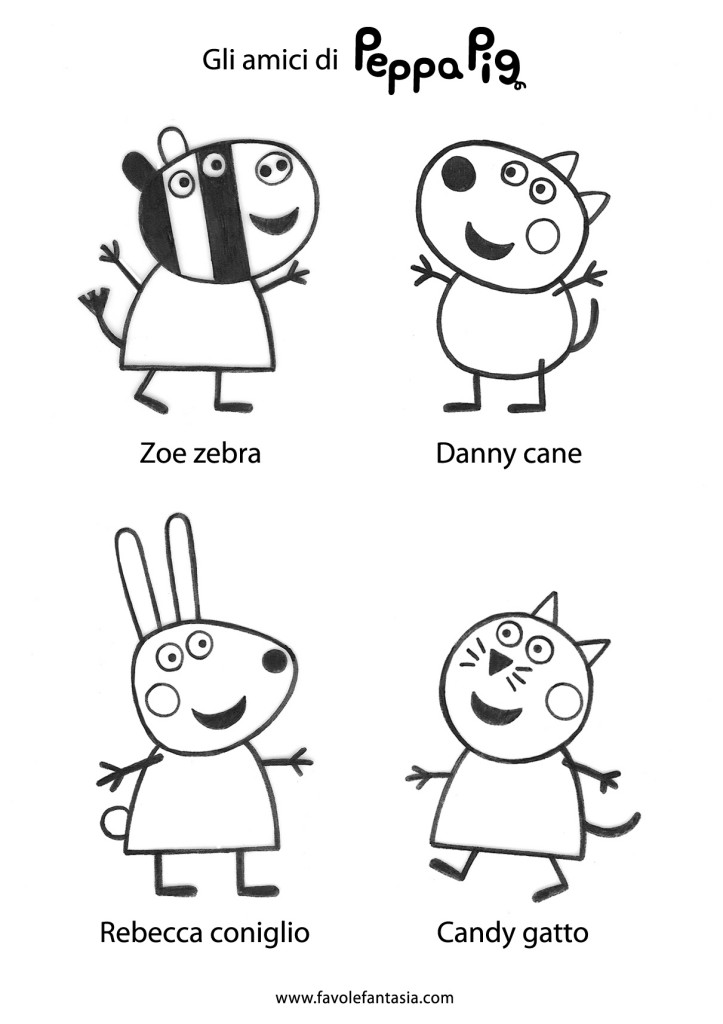 Dibujo gratuito Peppa Pig #43951 de la coleccion Dibujos Animados y Series Animadas para imprimir