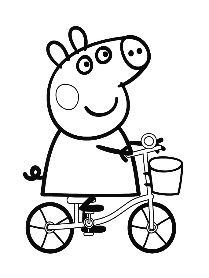 Dibujo para colorear: Peppa Pig (Dibujos Animados y Series Animadas) #44073 - Dibujos para Colorear e Imprimir Gratis