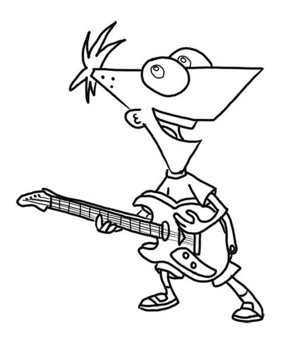 Dibujo gratuito Phineas y Ferb #207743 de la coleccion Dibujos Animados y Series Animadas para imprimir
