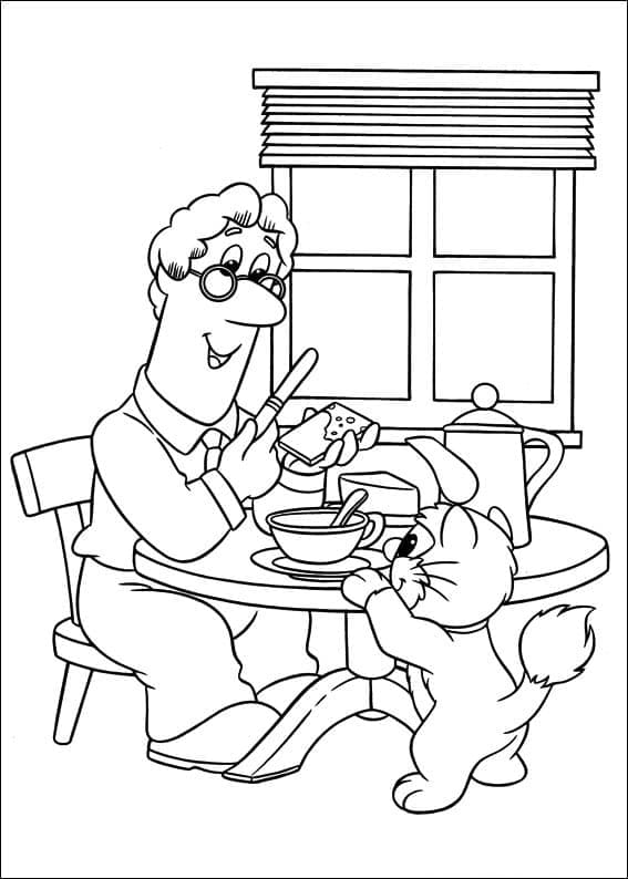 Dibujo gratuito Postman Pat #206770 de la coleccion Dibujos Animados y Series Animadas para imprimir