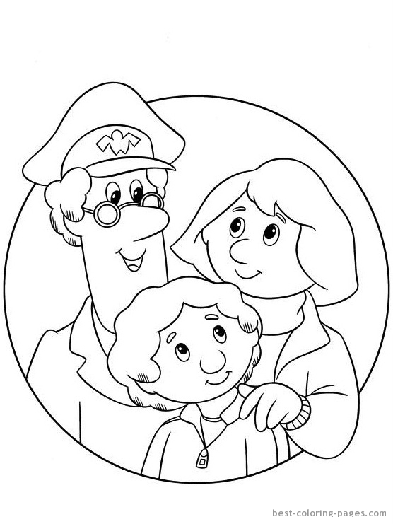 Dibujo gratuito Postman Pat #49532 de la coleccion Dibujos Animados y Series Animadas para imprimir