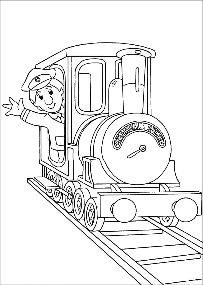 Dibujo gratuito Postman Pat #49595 de la coleccion Dibujos Animados y Series Animadas para imprimir