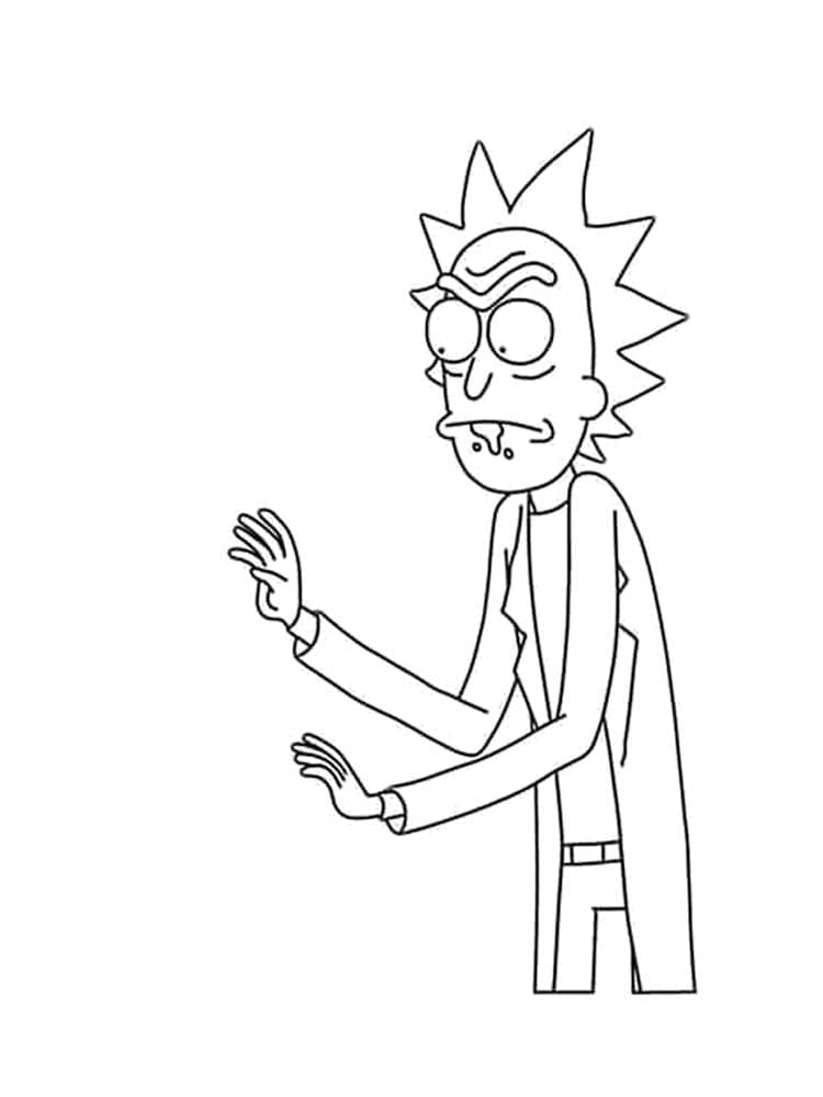 Dibujo para colorear: Rick y Morty (Dibujos Animados y Series Animadas) #208239 - Dibujos para Colorear e Imprimir Gratis