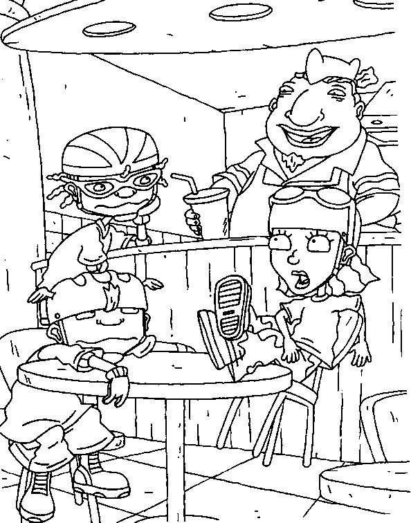 Dibujo gratuito Rocket Power #52239 de la coleccion Dibujos Animados y Series Animadas para imprimir