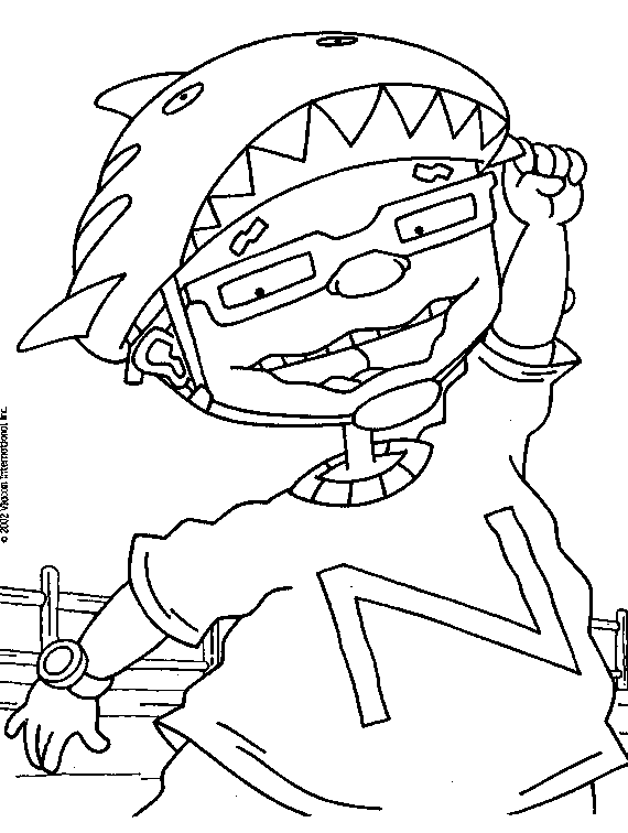 Dibujo gratuito Rocket Power #52250 de la coleccion Dibujos Animados y Series Animadas para imprimir