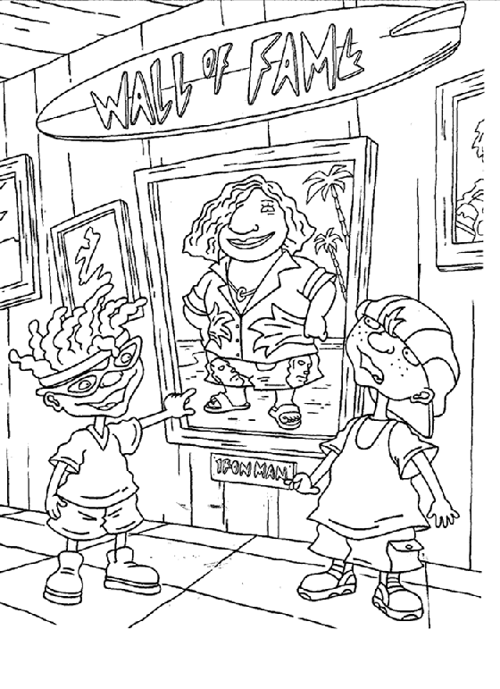 Dibujo gratuito Rocket Power #52254 de la coleccion Dibujos Animados y Series Animadas para imprimir