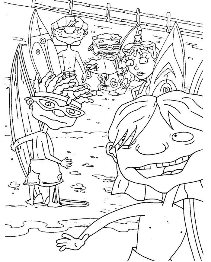 Dibujo gratuito Rocket Power #52256 de la coleccion Dibujos Animados y Series Animadas para imprimir
