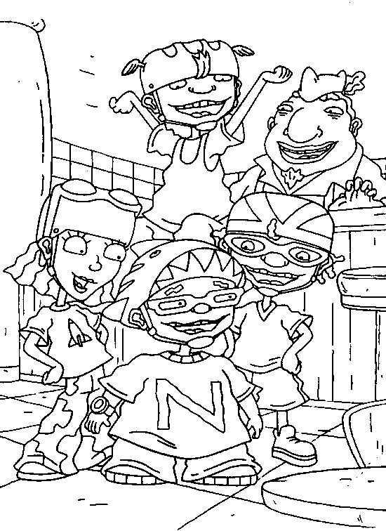 Dibujo gratuito Rocket Power #52583 de la coleccion Dibujos Animados y Series Animadas para imprimir