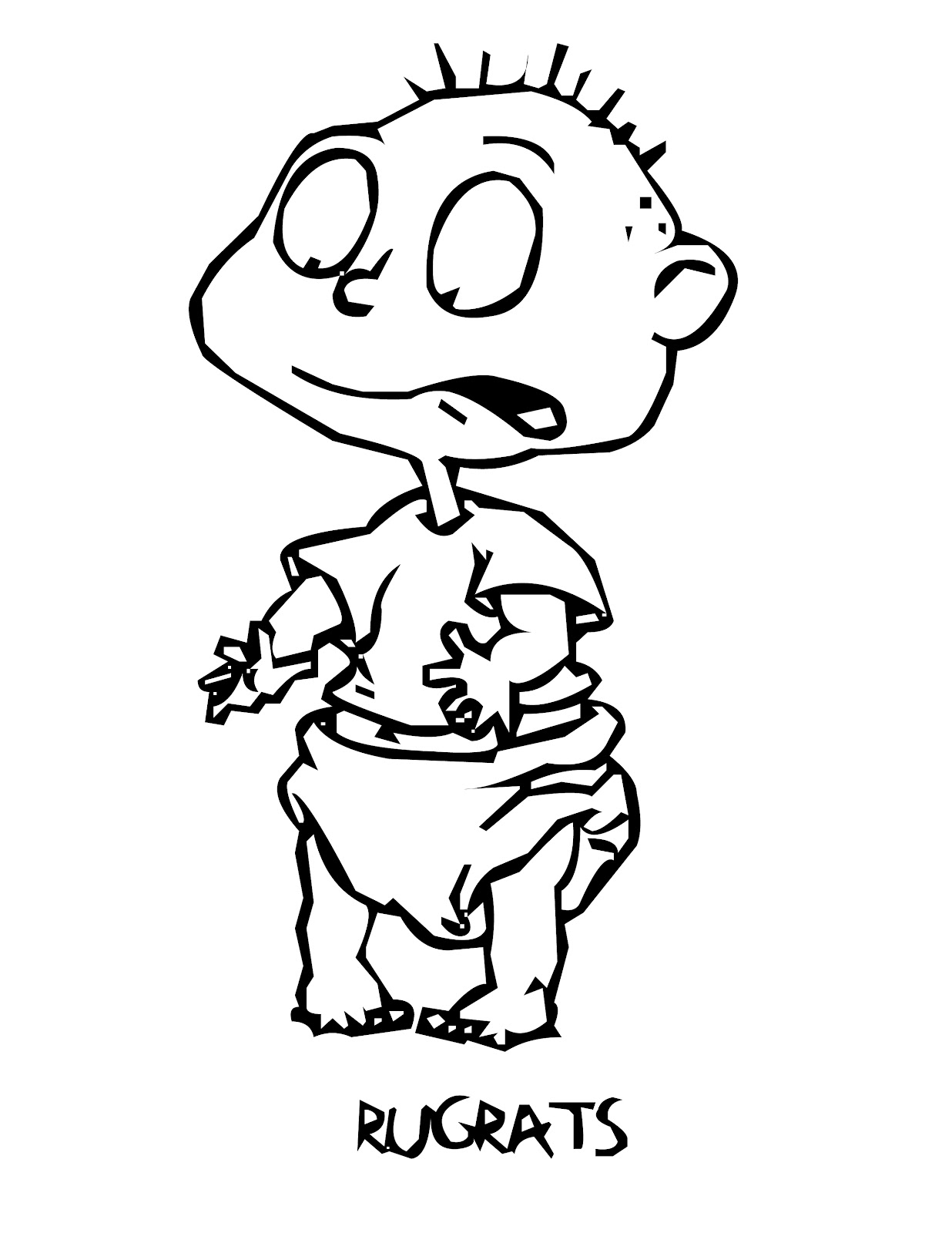 Dibujo gratuito Rugrats #52825 de la coleccion Dibujos Animados y Series Animadas para imprimir