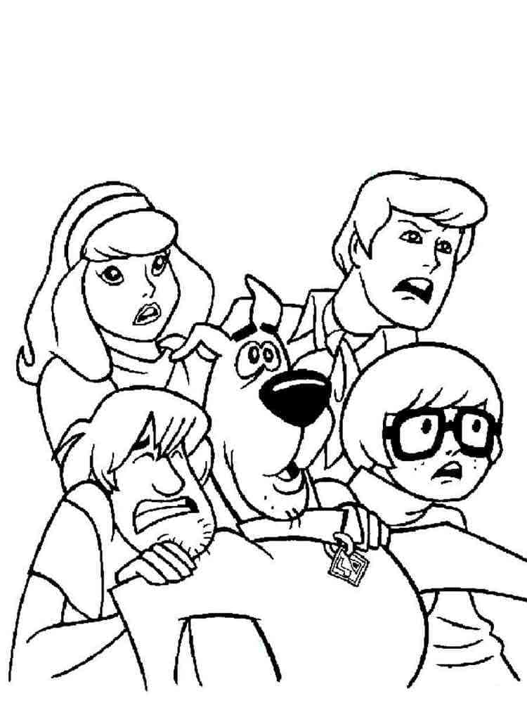 Dibujo gratuito Scooby Doo #196998 de la coleccion Dibujos Animados y Series Animadas para imprimir