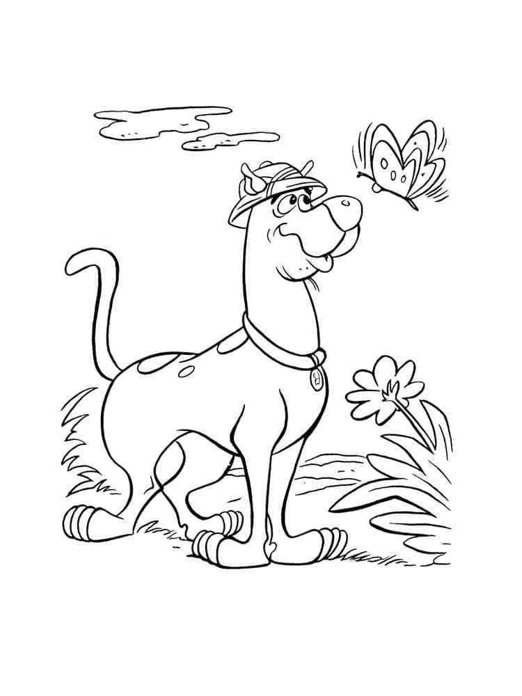 Dibujo gratuito Scooby Doo #197021 de la coleccion Dibujos Animados y Series Animadas para imprimir