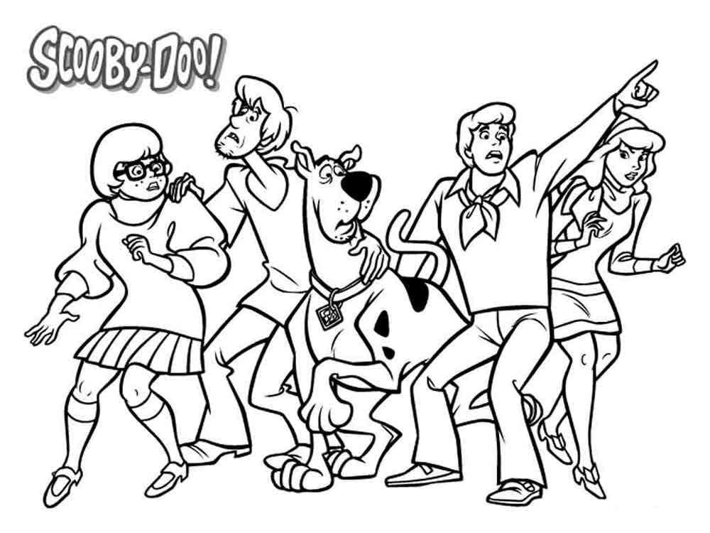 Dibujo gratuito Scooby Doo #197022 de la coleccion Dibujos Animados y Series Animadas para imprimir