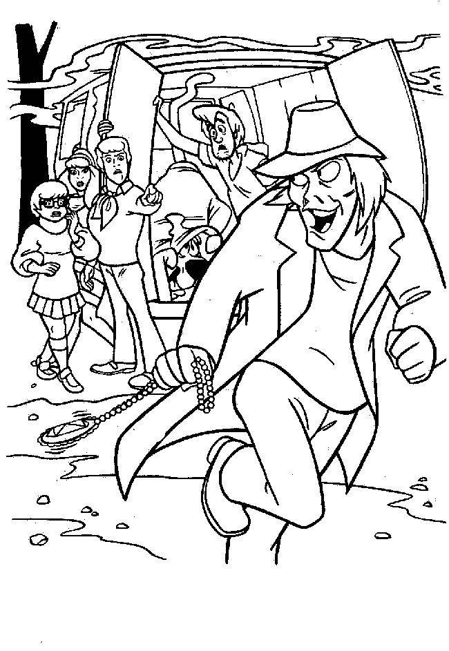 Dibujo gratuito Scooby Doo #31348 de la coleccion Dibujos Animados y Series Animadas para imprimir