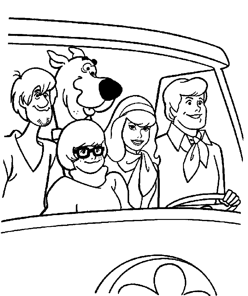 Dibujo gratuito Scooby Doo #31351 de la coleccion Dibujos Animados y Series Animadas para imprimir