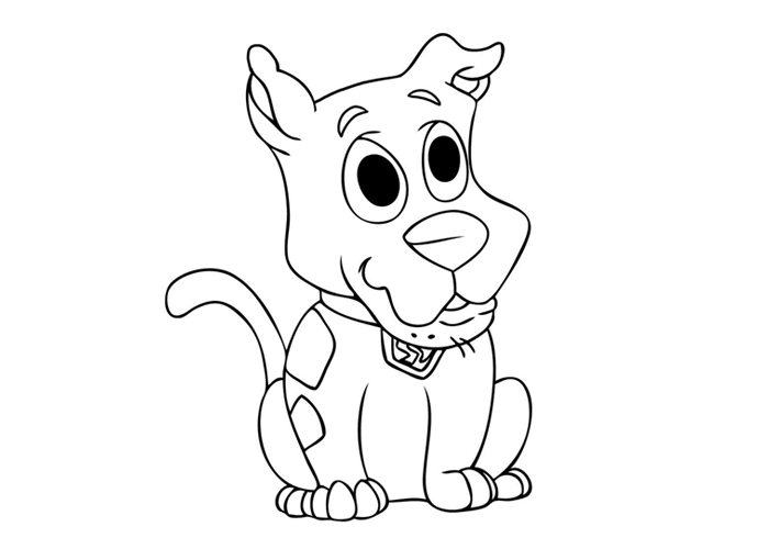 Dibujo gratuito Scooby Doo #31401 de la coleccion Dibujos Animados y Series Animadas para imprimir
