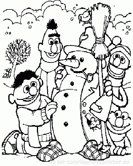 Dibujo gratuito Sesame Street #32087 de la coleccion Dibujos Animados y Series Animadas para imprimir